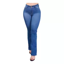 Jeans Pantalones Acampanados Mujer Calidad Premium