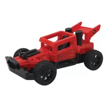 Carrinho Hot Wheels Formula Racer Com Fricção 22cm Vermelho