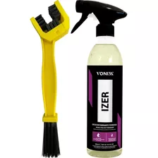 Escova Limpa Corrente Moto Detailer + Izer Vonixx 500ml