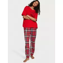 Pijama Victoria´s Secret Flannel Jogger Talles Y Colores