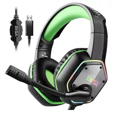 Auriculares Gamer Con Microfono Eksa Usb Sonido 7.1 Rgb