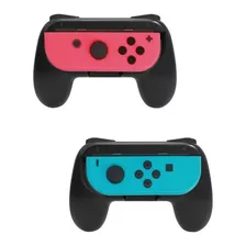 2 Soportes Grip Para Control Joy-con Nintendo Switch Negro