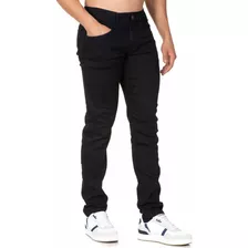 Calça Jeans Preta Masculina Skynni Premium Elastano Promoção