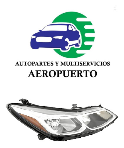 2016-2017-2018 Chevrolet Cruze Faro Foco Unidad Nuevo Derech Foto 3