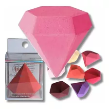 Esponja Facial Diamante Ruby Anjo C\3 Un Cor Multicor Tamanho Da Esponja Median