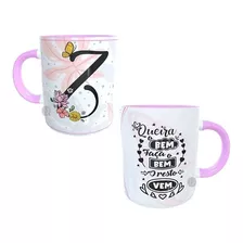 Caneca Xicara Frases P/ Começar O Dia Z Pronta Entrega