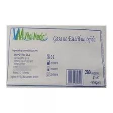 Gasa No Esteril Vital Medic No Esteril De 10cm X 10cm