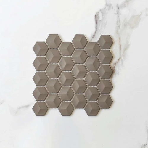Mosaico Hexagonal. Malla 30cm X 30cm