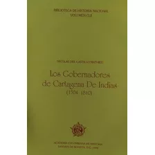 Libro Los Gobernadores De Cartagena De Indias