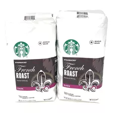 Starbucks French Roast - 2 Paquetes De Café De Grano Enter.