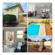 Casa Duplex 3 Quartos C/ 1 Suíte, Closet, Piscina E Churrasqueira Privativas, 2 Vagas E Segurança 24h