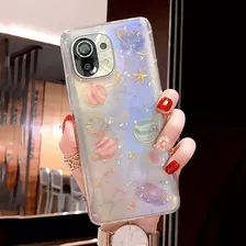 Funda Transparente Glitter Planet Star Para Xiaomi Redmi Not