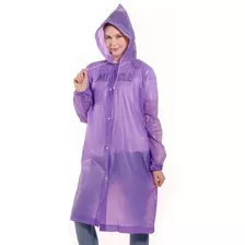 Capa Poncho Impermeable Lluvia Viento Estandar Adulto Gorro