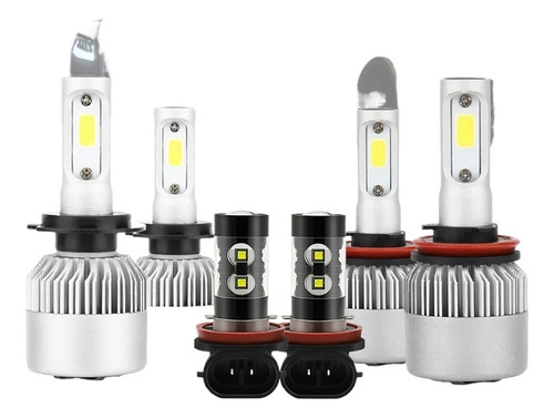 Para Faros Delanteros Toyota Led 95 H11 De 400000 Lm Alta/ba Lincoln Aviator