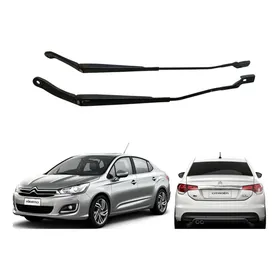Par Braço Limpador Parabrisa Citroen C4 Lounge 2014 A 2018 Direito