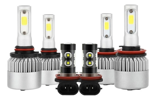 Luz Alta/baja/niebla Kit Faros Led 8000lm For Subaru