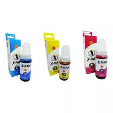 Kit 03 Tinta Para Uso G1100 G2100 G3100 G3102 Coloridos