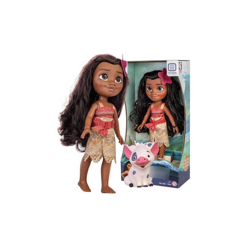 Boneca Princesa Moana Disney Bebê Baby 36 Cm 2504 Cotiplás em