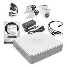 Kits Cámaras De Seguridad Hikvision 720p 2,4,6,8 Canales