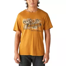 Lucky Brand Playera Gráfica Coors Golden Beer Para Hombre, 