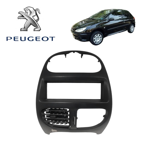 Moldura Central Com 1 Difusor Peugeot 206 2000 2001 A 2006