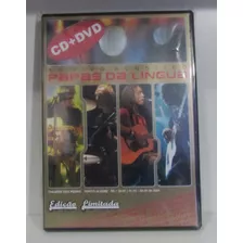 Papas Da Língua Cd + Dvd Ao Vivo Acústico 2004 Novo Lacrado