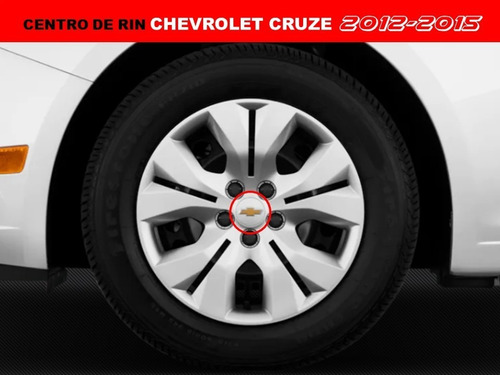 Kit De 4 Centros De Rin Chevrolet Cruze 2012-2015 52 Mm Foto 6