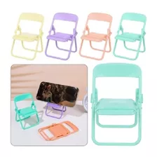 20 Porta Celular Forma D Silla Plegable Kawaii Color Pastel