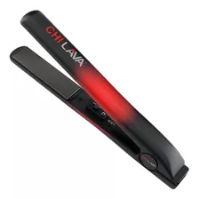 Plancha Cabello Chi Original Lava 1 Ceramic Negra Y Roja