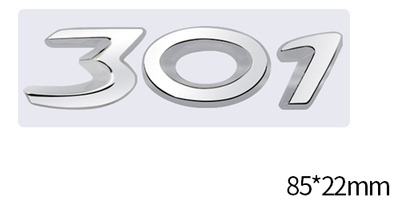 Para Peugeot 107 206 207 208 301 307 308 508 Logo Sticker Peugeot 301