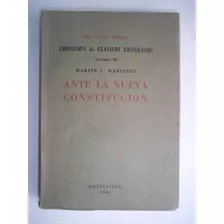 Ante La Nueva Constitución Martin C Martínez Unico Dueño