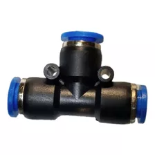 Conector Racor Neumático T Tee Acople 8mm Para Manguera X 5u