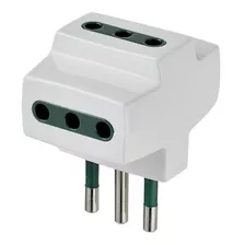 Adaptador Triple 2p+t 10a 250v S11 Blanco 00320.b Vimar