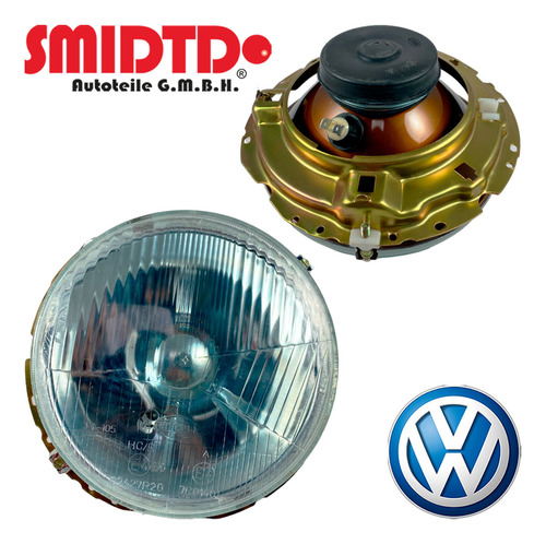 Faros Con Focos Hella Y Base Vw Combi 1.8 93-00 Foto 4