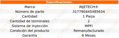 1- Inyector Combustible Grand Am 4 Cil 2.3l 1995 Injetech Foto 3