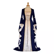 Vestido Cosplay Medieval Retro Halloween Mujer