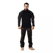 Farda Militar Completa Camuflada Multicam Black