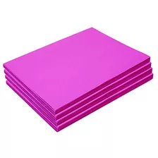 Papel De Construcción, Rosa Fuerte, 9 Pulgadas X 12 Pu...