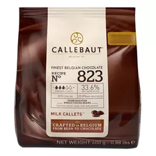 Gotas Chocolate Belga Ao Leite 400g 823 33,6% - Callebaut