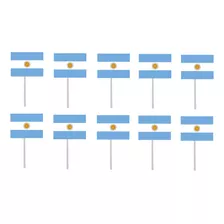 100 Tag Topper Bandeirinha Argentina Doces E Salgados