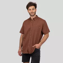 Camisa Ceril Hombre Terracota Gnomo