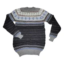 Sweaters Pullover Yunka Lana De Alpaca - Barro Cocido