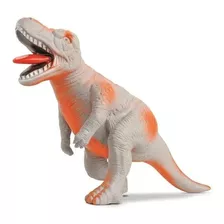 Dinossauro Tiranossauro Rex Grande 26cm Vinil Menino Oferta