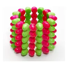 Brazalete Spike Verde Fucsia