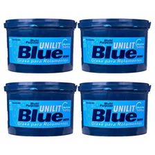Graxa Para Rolamento Azul Unilit Blue 500g Ingrax Kit C/4
