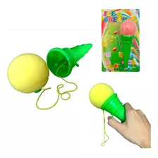 Balero Para Embocar Con Pulsador Habilidad Juguete Niños 