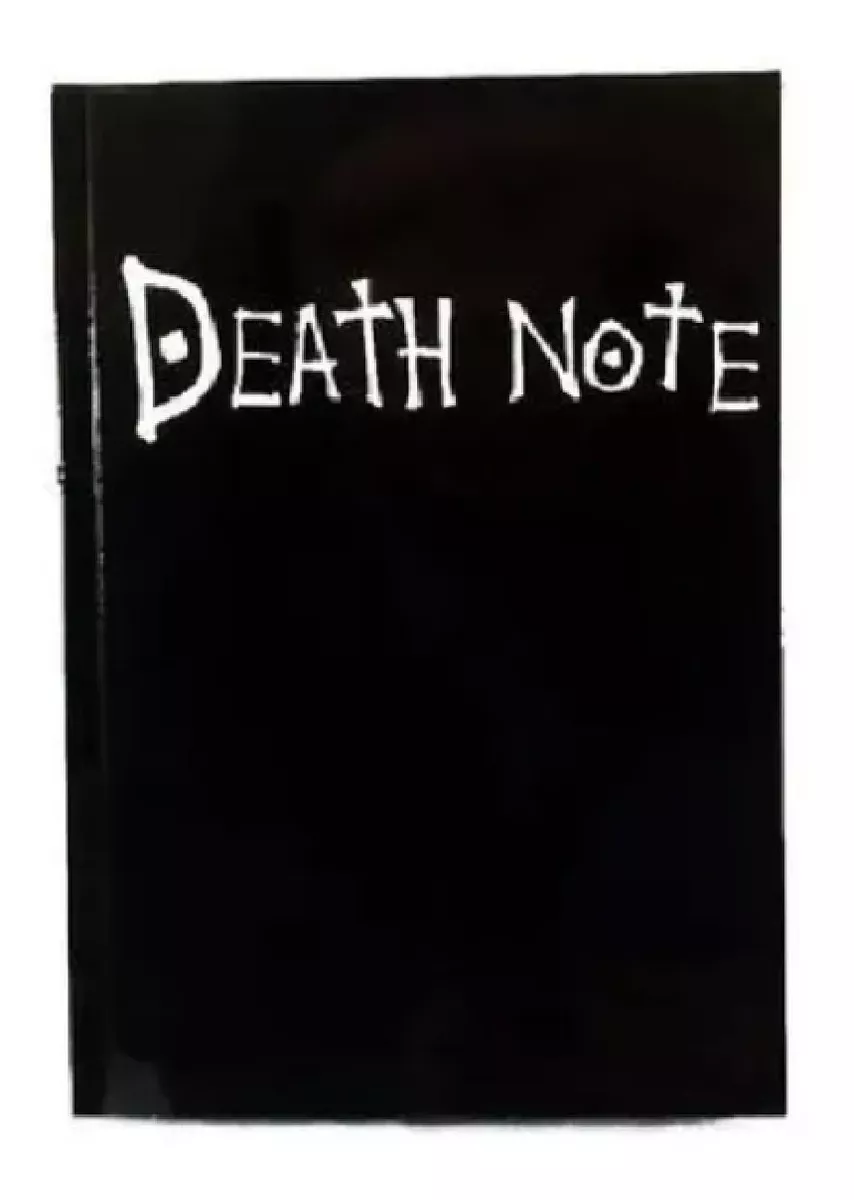 Caderno Anime Death Note L Kira Ryuk Livro Morte Black