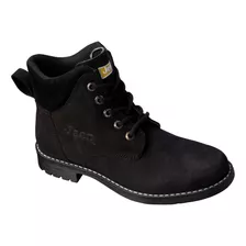 Bota Outdoor Jeep De Piel Para Caballero Negro