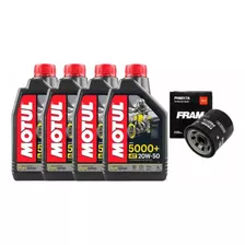 Kit Troca Oleo E Filtro Cb500 Antiga Motul 5000 20w50