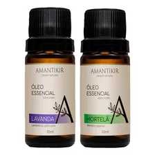 Óleo Essencial Lavanda E Hortela Pimenta 10ml 100% Puro 2uni